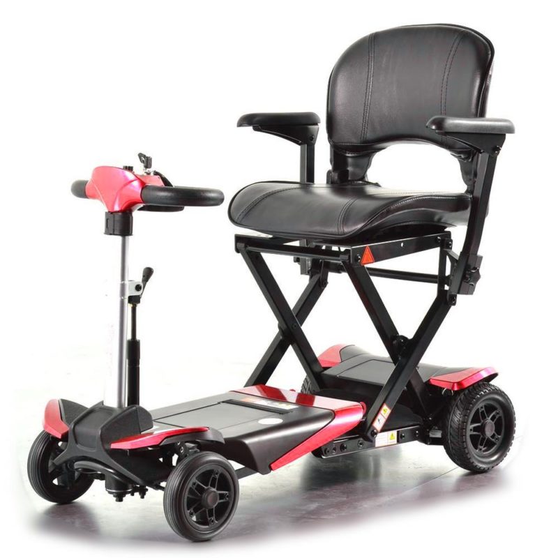 Smarti folding scooter red front